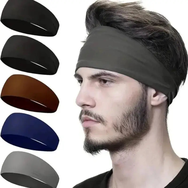 Sports Sweatproof Headband Quick Drying Breathable Sweat Absorbing For Running And Yoga