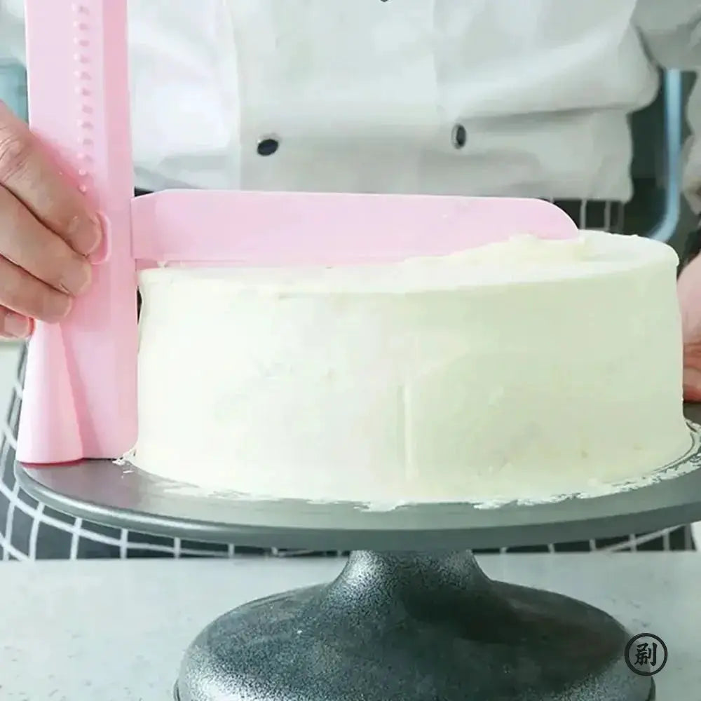 One Piece Cake Scraper Smoother Fondant Spatula For Smooth Buttercream And Fondant Finishes