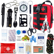Tactical First Aid Kit For Car And Outdoor Survival MOLLE Pouch Medical Bag Self Defense EDC Gear For Camping Hiking