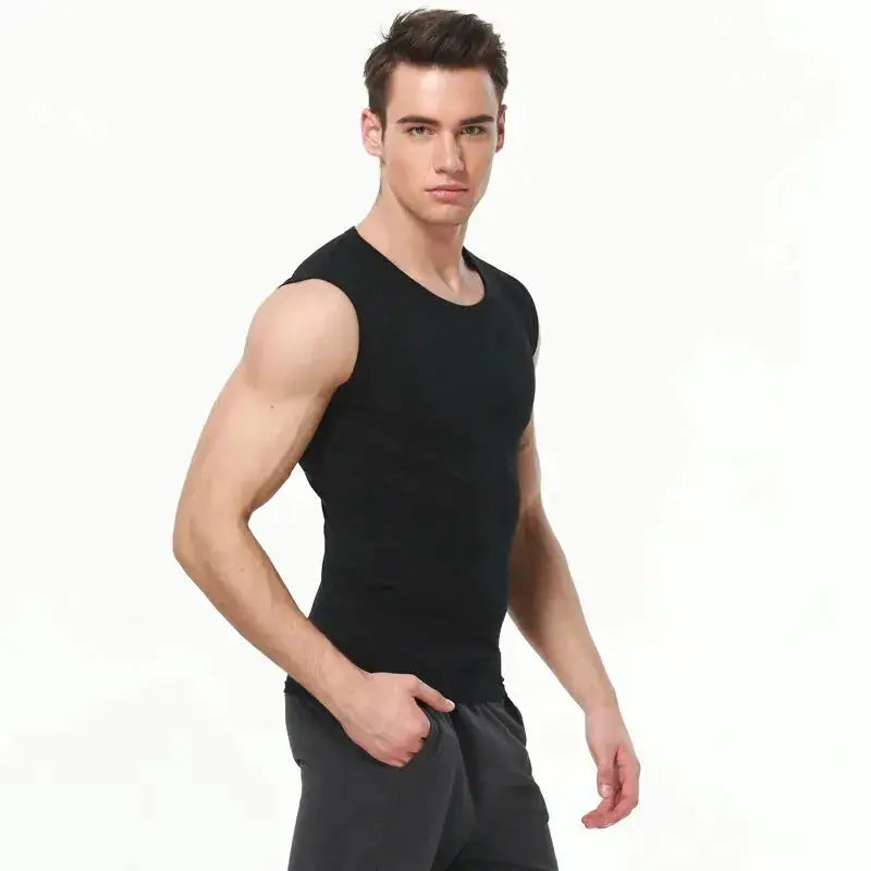 Mens Youth Cotton Vest Wide Shouldered Breathable Sweat Absorbent Sports Top For Basketball Football Fitness Slim Joker