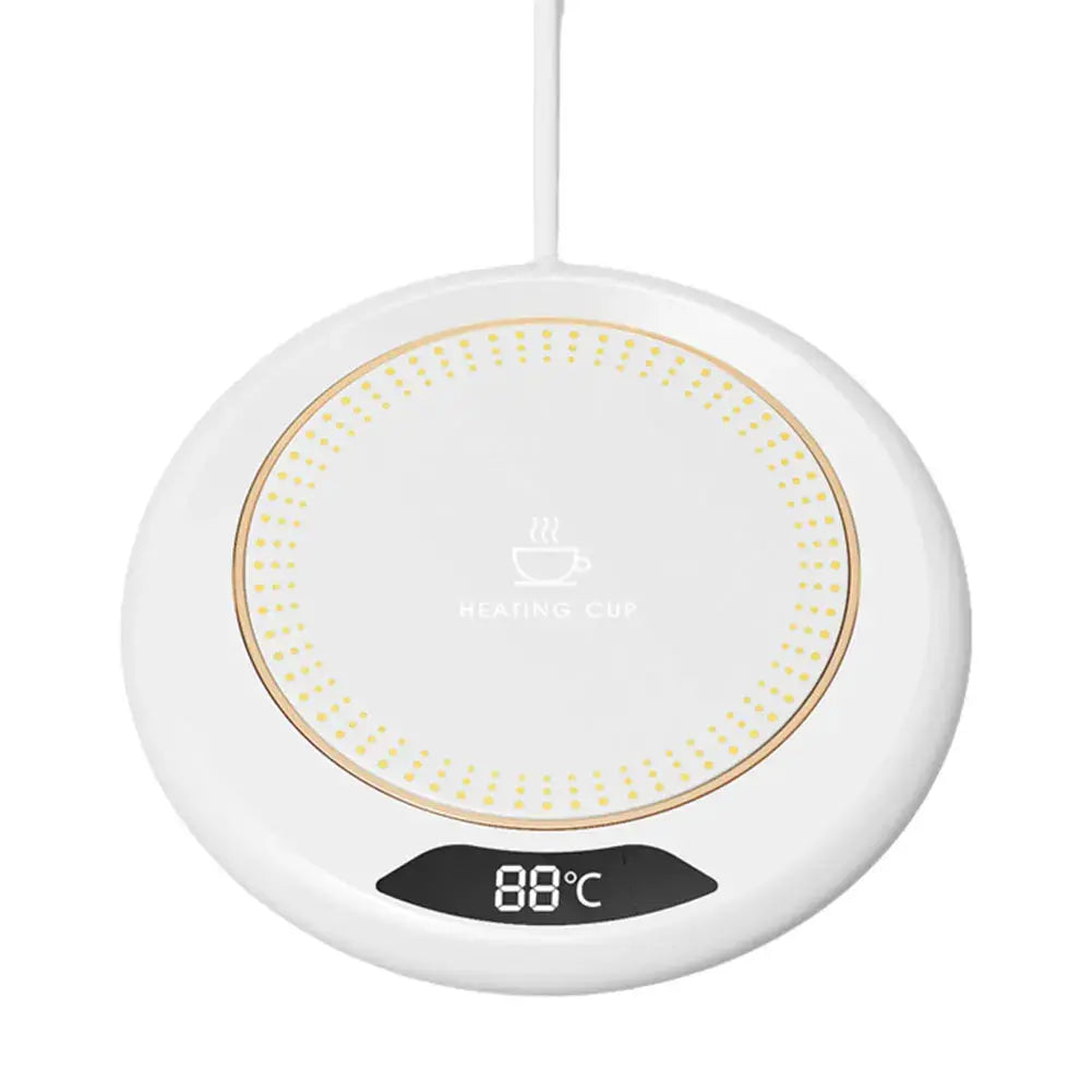 USB Coffee Mug Warmer With Three Temperature Settings For Desk Use