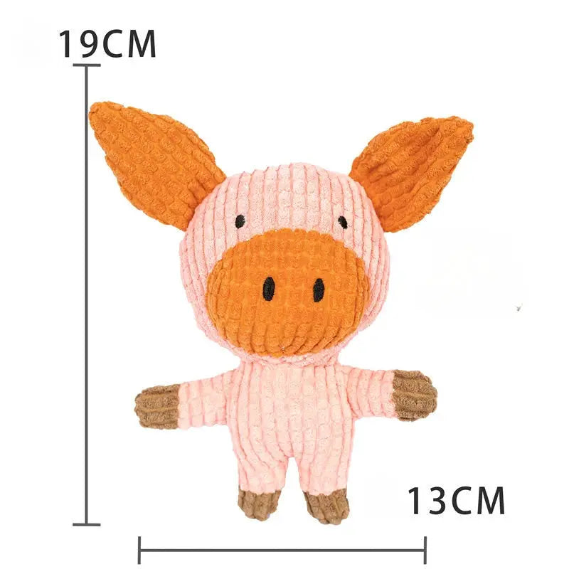 Plush Sleeping Duck Dog Toy For Small And Large Dogs Bite Resistant Teeth Grinding Relief With Duck Sound Toy