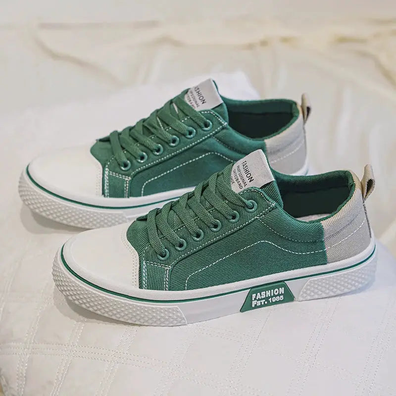 Men's Canvas Shoes All Seasons Casual Everyday Walking Shoes Soft Sole Flat Profile Joker Board Shoes