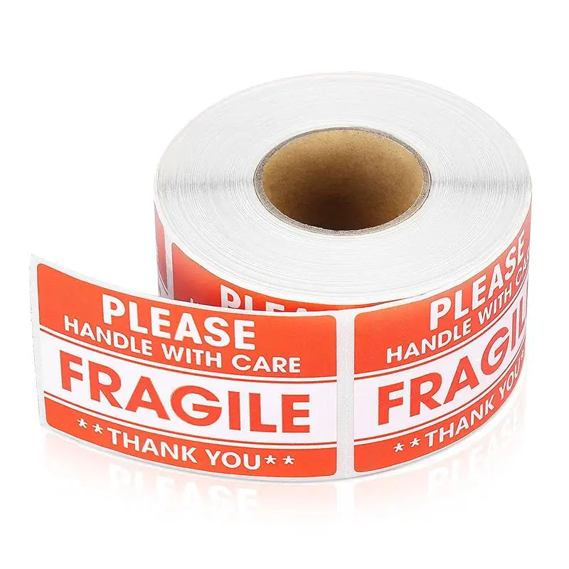 100 Pack Fragile Stickers Please Handle With Care Warning Labels For Shipping And Diy Supplies