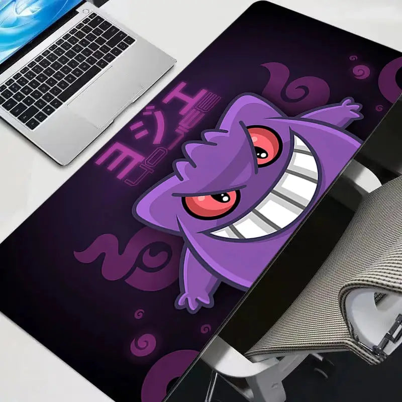 Gengar Large XXL Mouse Pad For Gaming And Office Desk Mat PC Laptop Keyboard With Non Slip Rubber Base