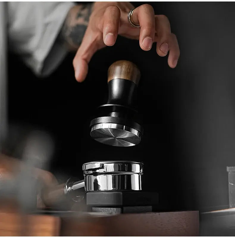 MHW-3BOMBER 30 Lb Constant Pressure Coffee Tamper 53.35mm 58.5mm Espresso Flat Tampers Barista Espresso Accessories Tool