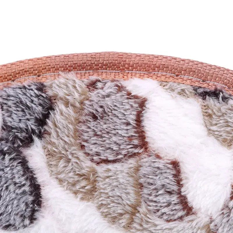 Toilet seat cover by Simples Market; plush faux-fur mat with random color back cushion