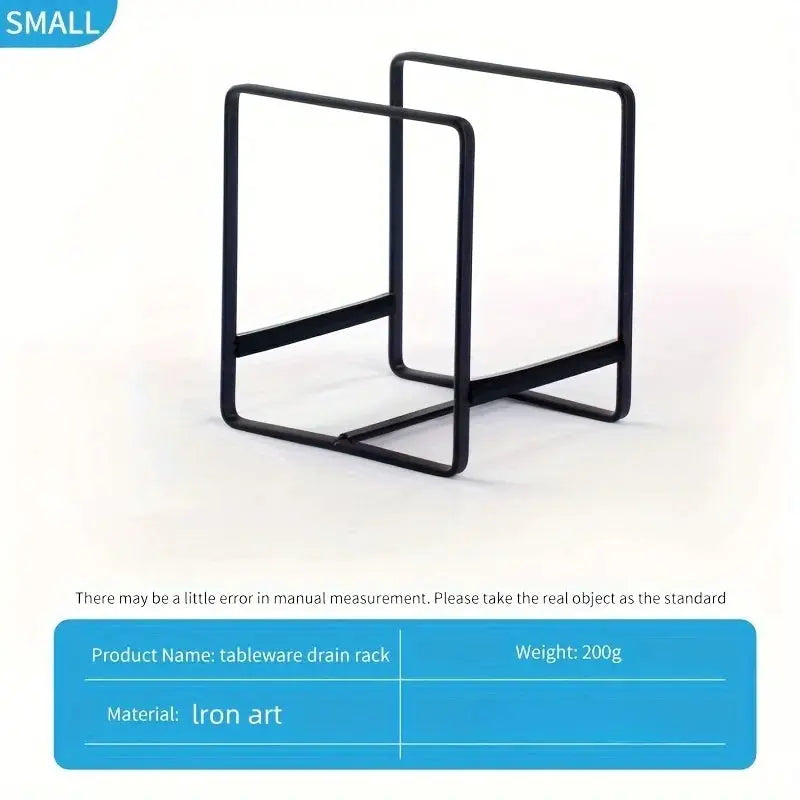 HomeNest Metal Dish Rack For Countertop And Cabinet Rust Resistant Plate Drying And Space Saving