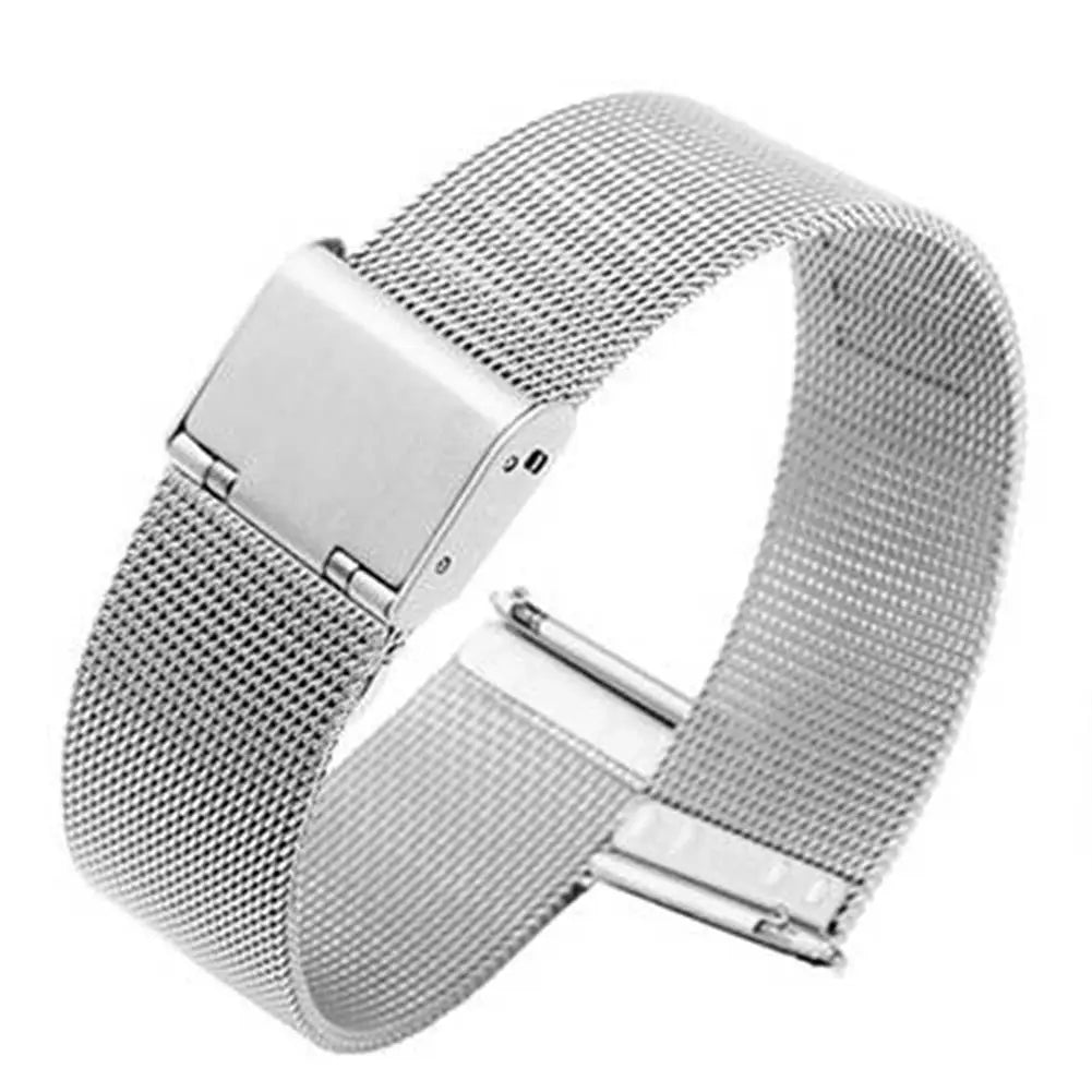 Stainless Steel Mesh Watch Band Quick Release Replacement Strap 12mm 14mm 16mm 18mm 20mm 22mm for Men Women