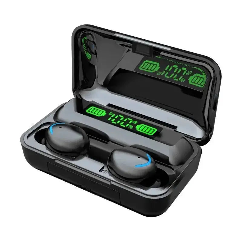 F9 Wireless Earphones LED Display Bluetooth 5.0 TWS Headset With Active Noise Reduction And Waterproof Design