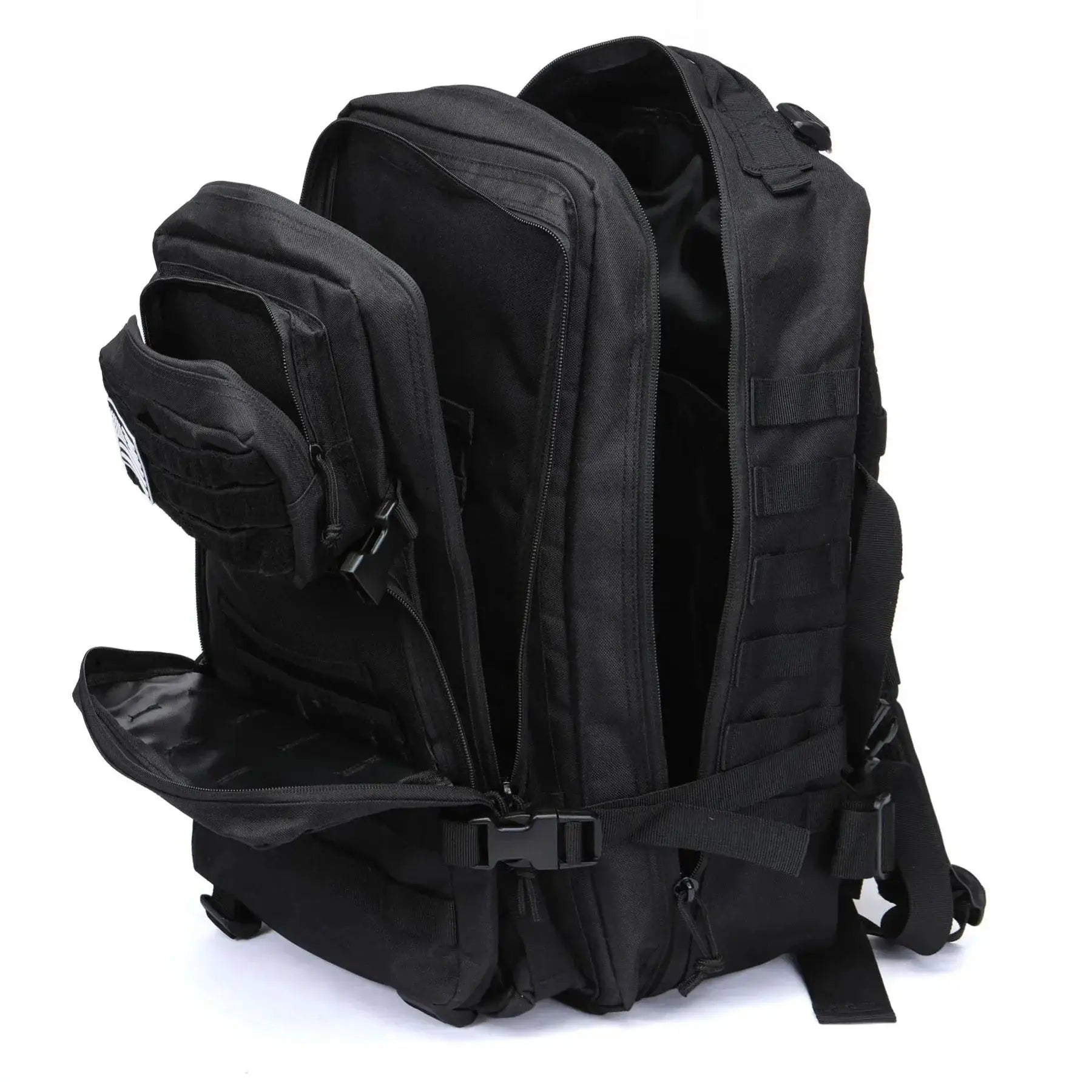 SummitGuard Tactical Backpack 25L And 50L With Ergonomic Curve Back System For Comfortable Hiking And Camping