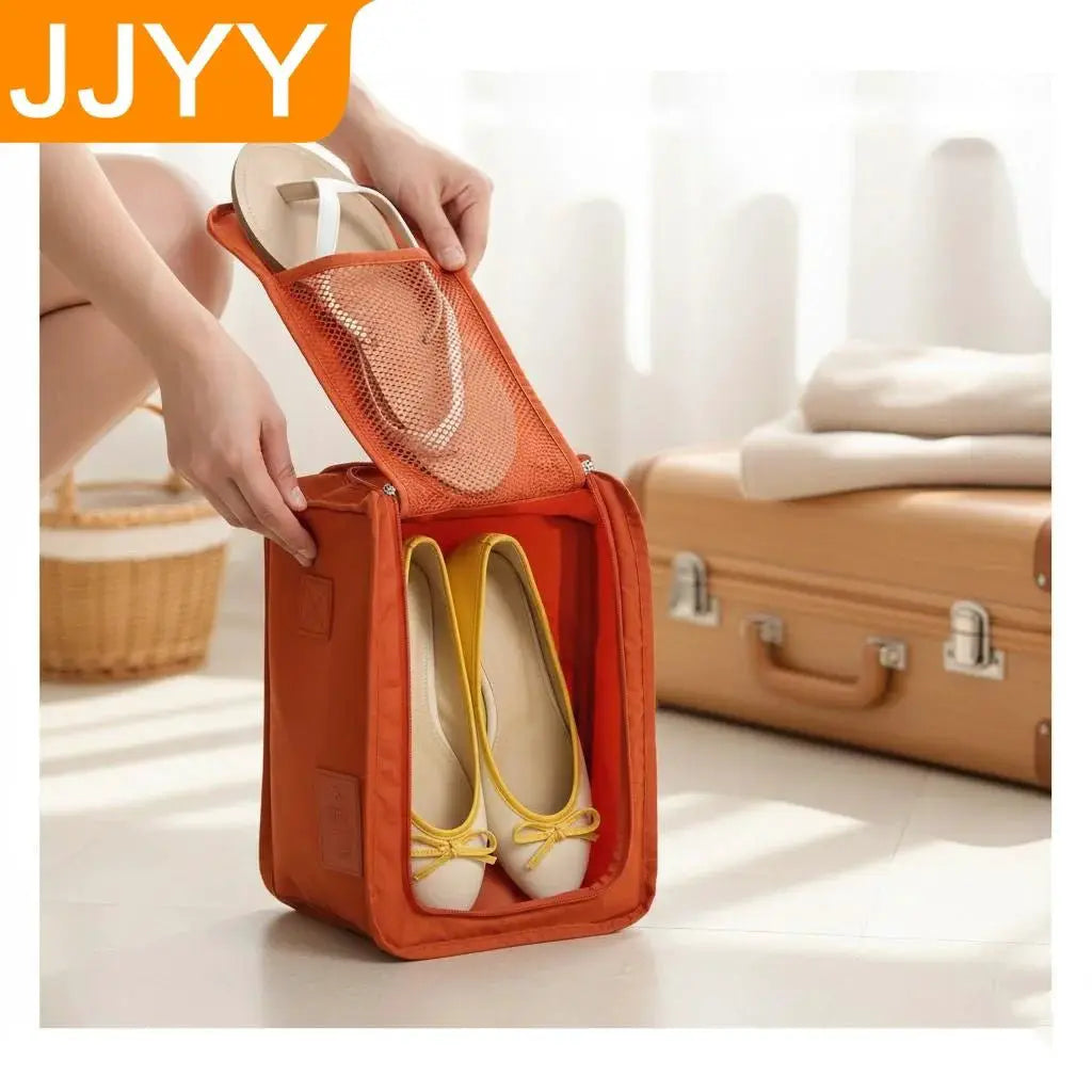 Portable Travel Shoe Organizer Bag Multifunctional Storage Pouch Home Shoe Storage Zip Lock Bag for Easy Sorting - Simples Market