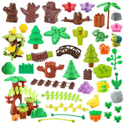 Big Outdoor Building Blocks Forest Plant Series Set For Farm Garden Decor And Kids Toys Bricks