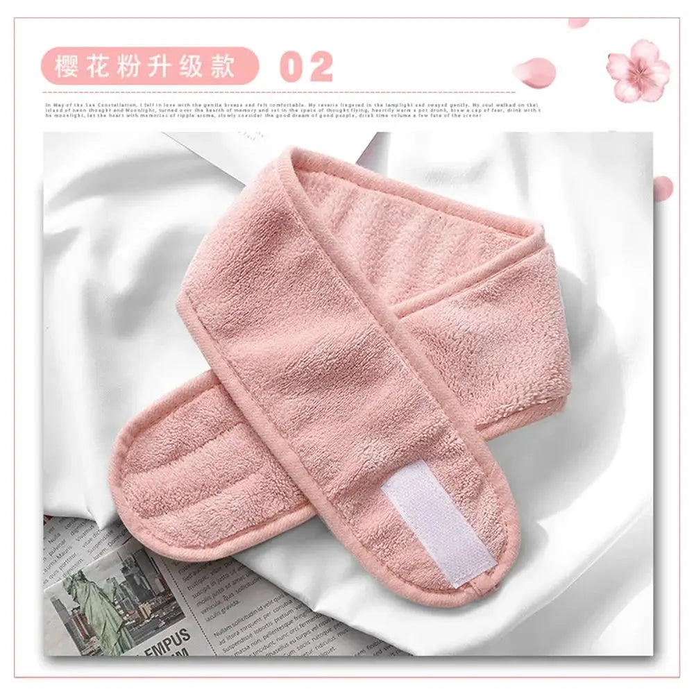 ZenVibe Women Adjustable Wide Headband for Yoga Spa Makeup Breathable Cotton Comfort