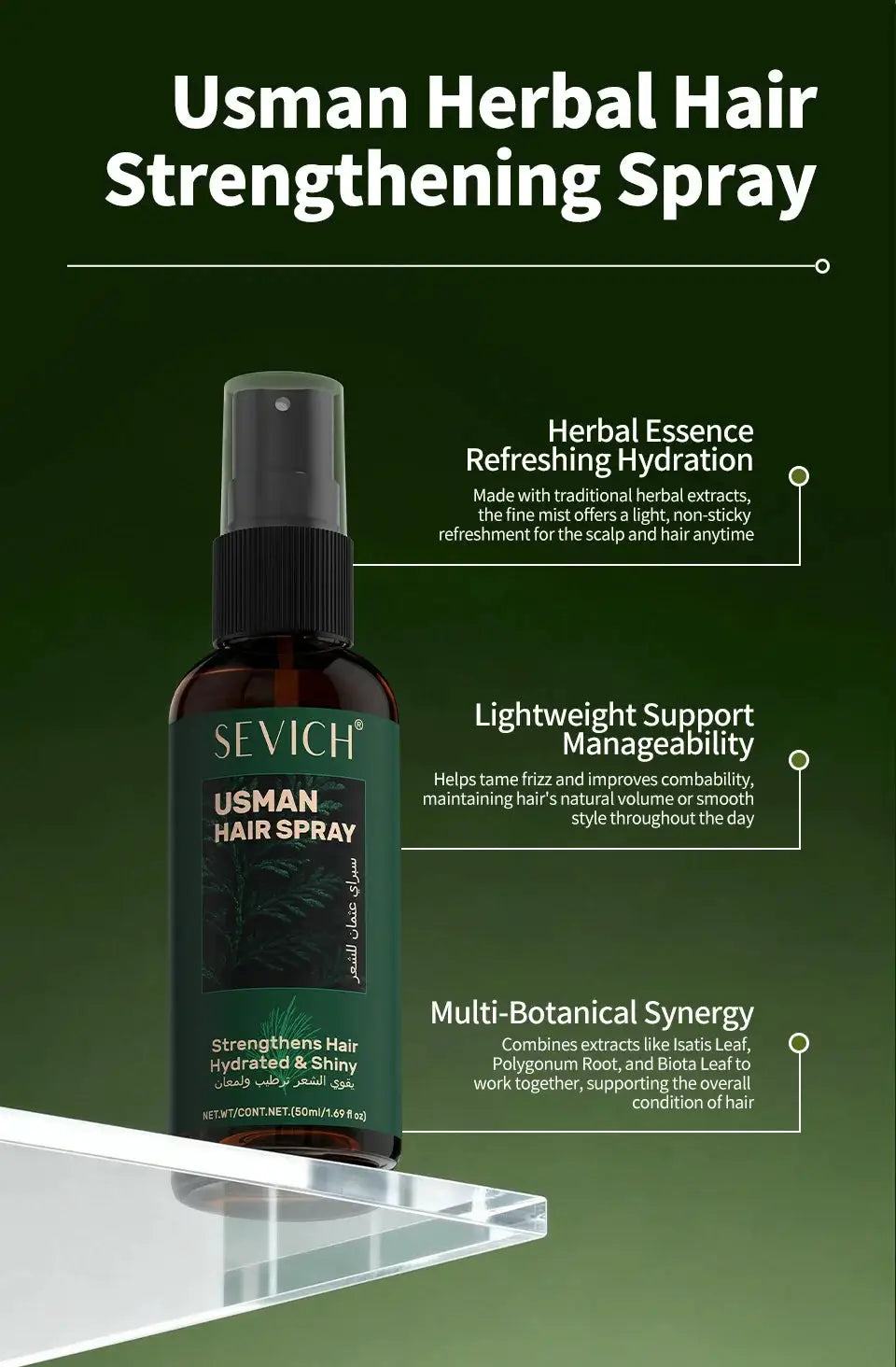 Anti Hair Loss Serum Set Hair Growth Essential Oil Usman Hair Regrowth Shampoo Soap Hair Care Thickening Oil Spray For Men Women
