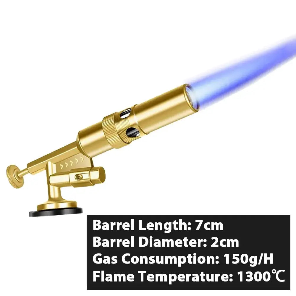 Simples Market gold welding gas torch with adjustable nozzle and blue flame