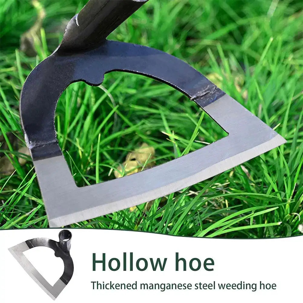Handheld Hollow Hoe Made Of Thickened Manganese Steel For Garden And Vegetable Weeding And Soil Loosening