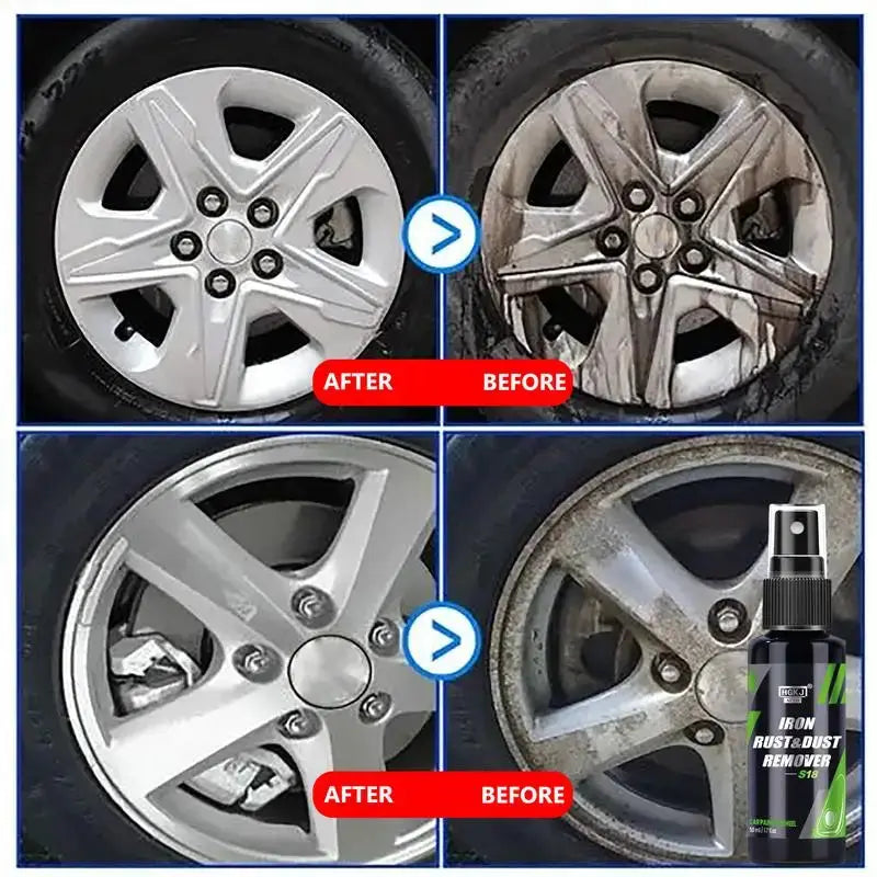 HGKJ S18 Iron Remover Spray 50 100 300ml Multi Purpose Cleaning For Car Paint And Wheels Rust Dust