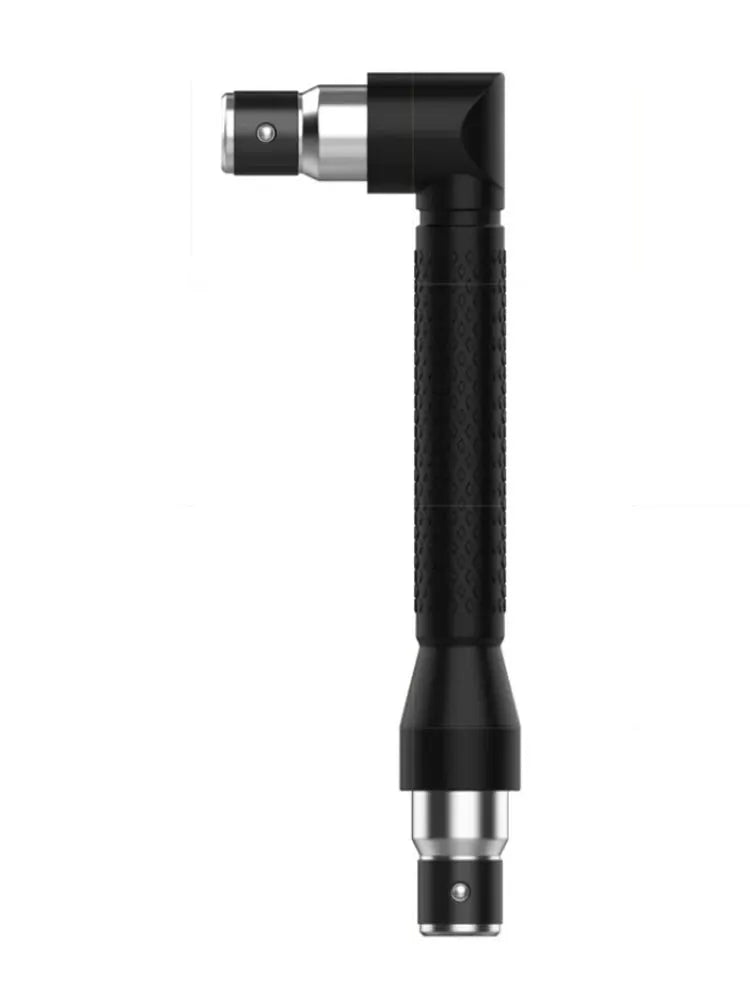 L Type 90 Degree One Quarter Inch Hex Bit Driver With Double End Handle 6.35mm Wrench Tool Chrome Vanadium Black Finish