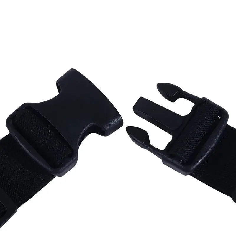 Simples Market 1pc black waist pack strap with quick-release plastic buckle