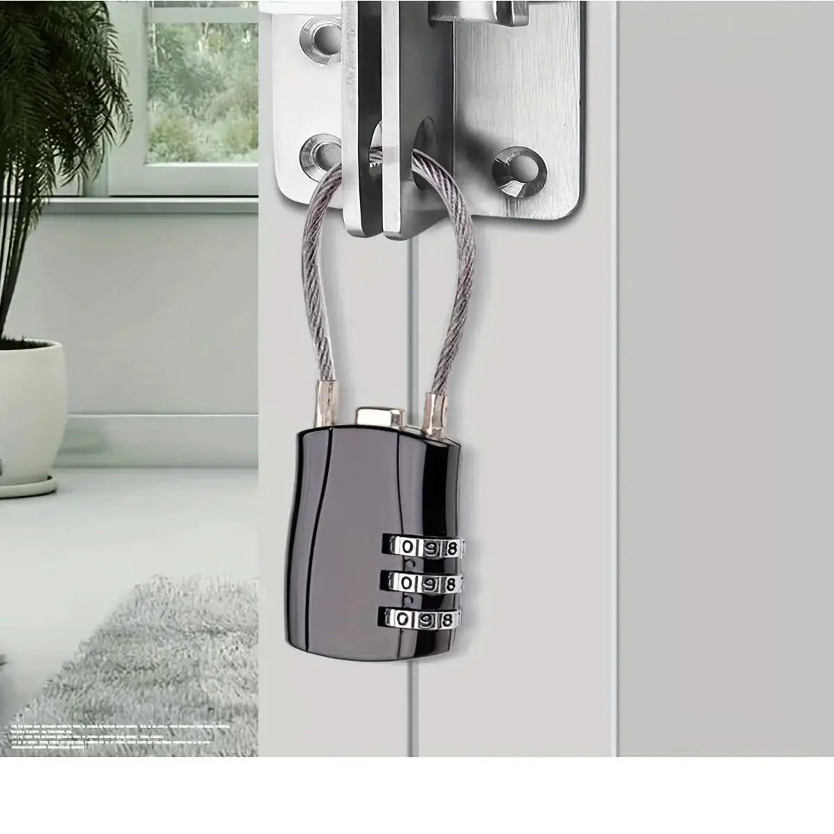 1 Piece Luggage Travel Lock for Luggage Lockers Gym Cabinets File Cabinets and Tool Boxes