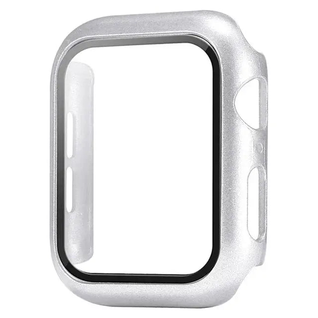 Glass+Cover For Apple Watch case 10 9 8 7 6 SE 5 iWatch Accessorie Screen Protector iWatch series 46mm 44mm 40mm 41 45mm 38 42mm