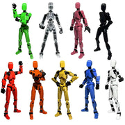 T13 3D Printed Movable Multi Jointed Action Figure Set Lucky 13 Nova 13 Collectible Figures