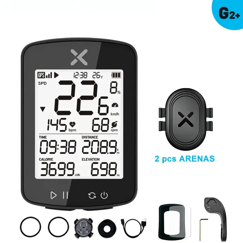 XOSS G2 Plus Wireless GPS Bike Computer For Road And MTB Waterproof Cadence ANT Plus