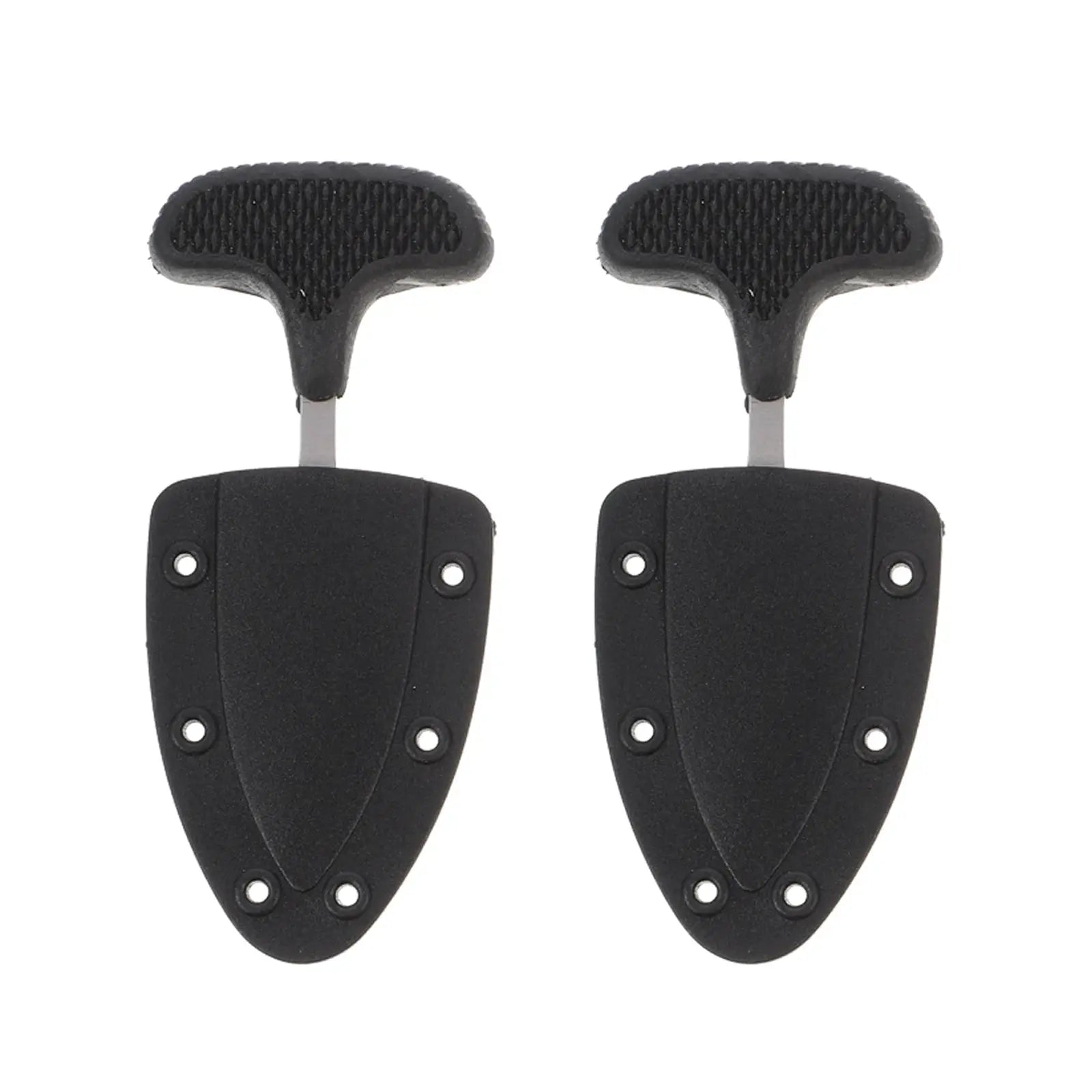 2pcs black multifunctional necklace cutters with protective sheaths for camping
