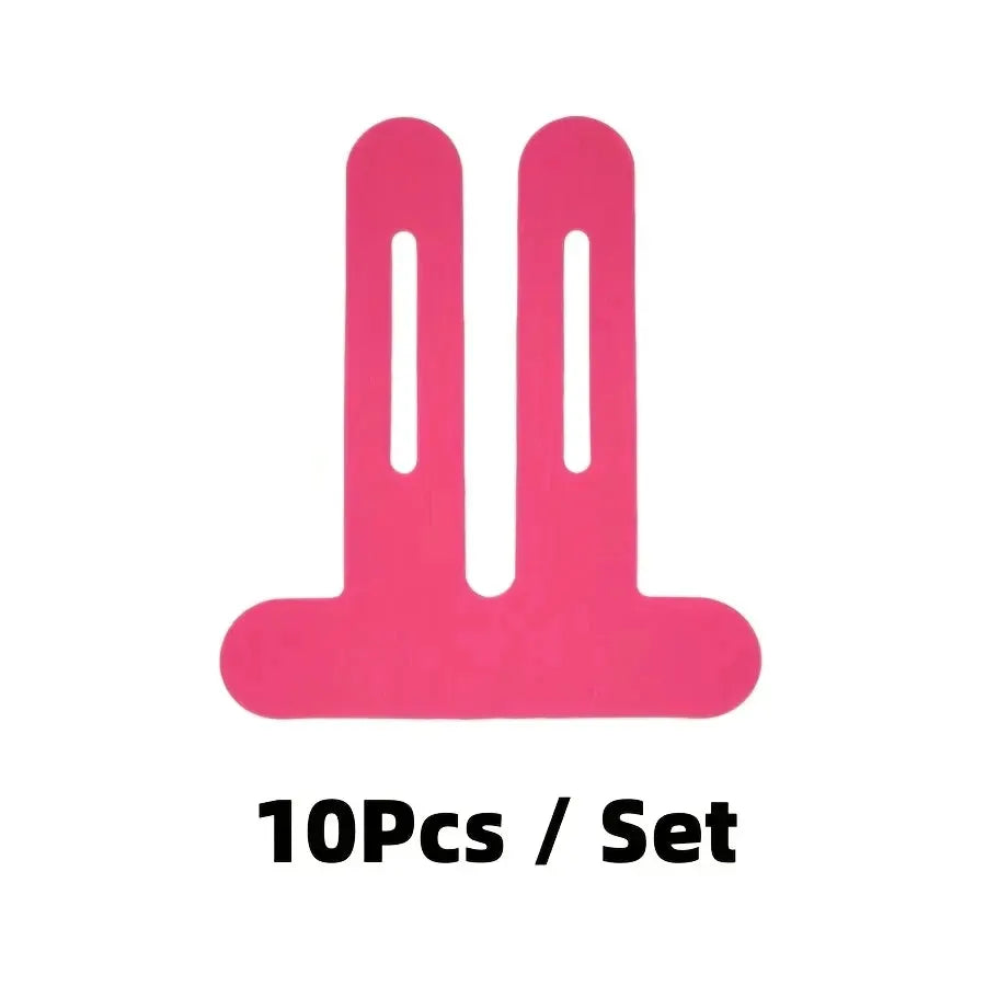 Kinesiology knee tape in pink, elastic waterproof athletic tape, 10-piece set by Simples Market