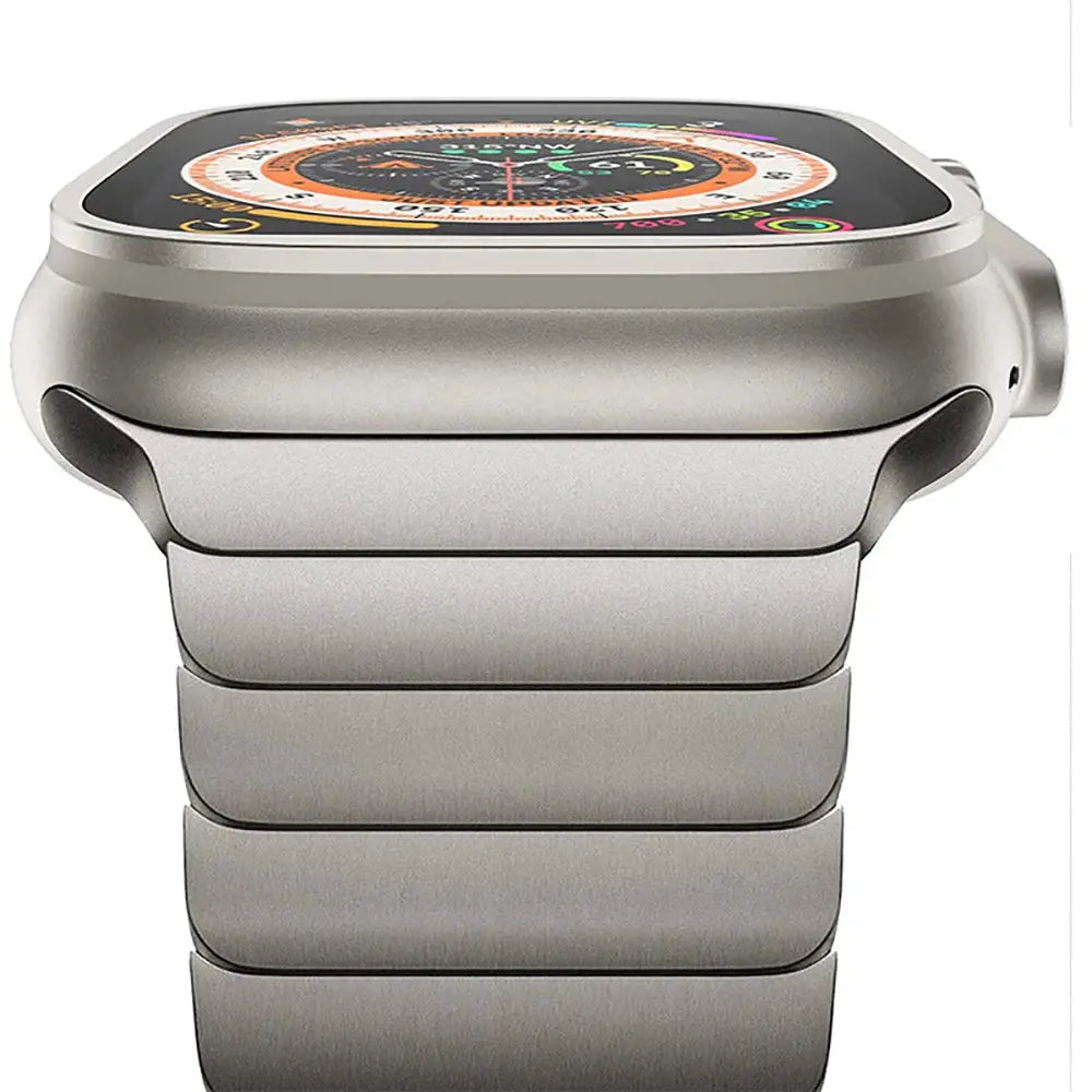 Luxury Stainless Steel Strap For Apple Watch Series 10 9 8 7 46mm 45mm 41mm  Link Bracelet Iwatch Ultra 2 49mm IWatch Metal Band