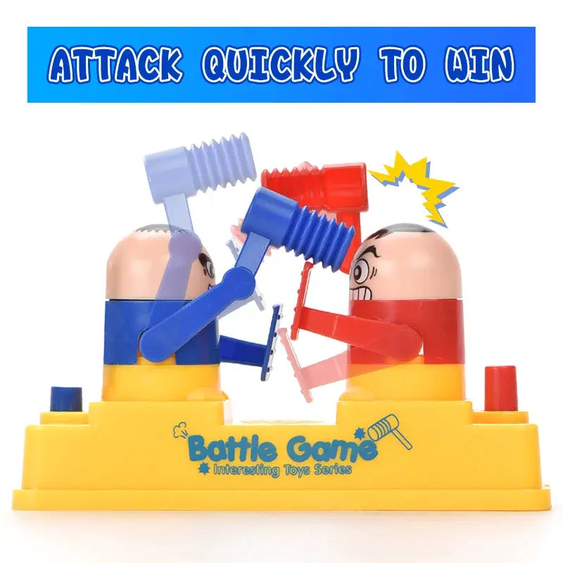 Children's Prank Decompression Funny Toy Two Person Head Fidgeting Game Parent Child Interactive Board Game for Kids