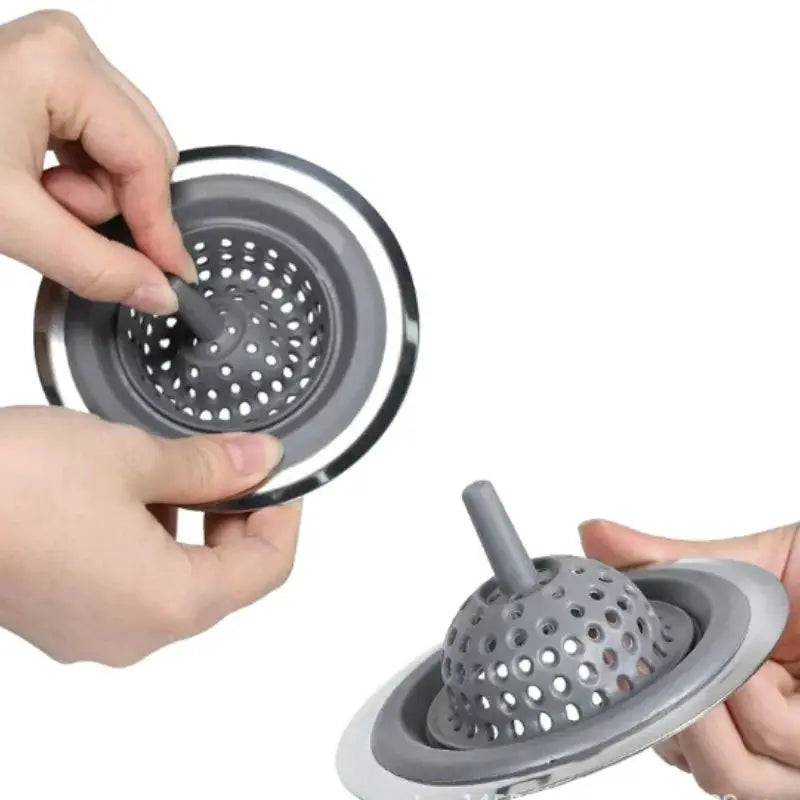 Home Sink Floor Drain Filter Silicone Hair Catcher for Kitchen and Bathroom Drain Stopper Accessory