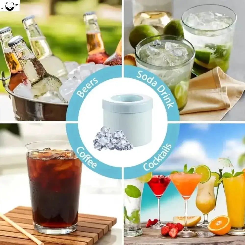 Silicone Sphere Ice Cube Mold For Large Round Ice Balls Barware Tool For Cocktails And Drinks