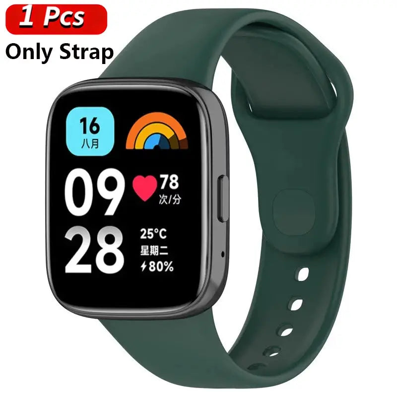 Silicone Strap+Case for Xiaomi Redmi Watch 3 Active band smartwatch Accessories Sport Bracelet For Redmi watch3 Active/Lite 2030