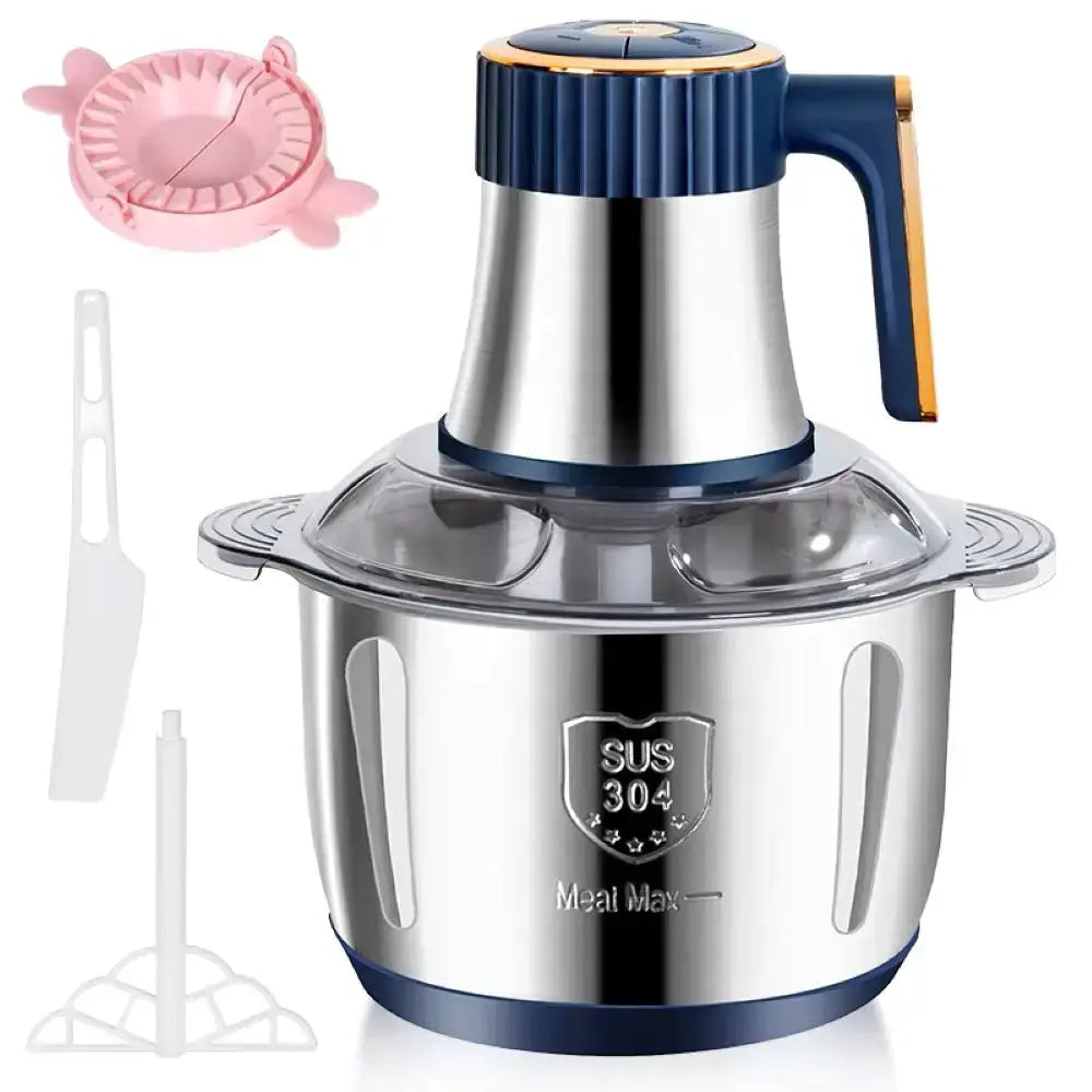 5L Electric Meat Grinder 304 Stainless Steel Food Processor Multifunctional Slicer Chopper Mincer Baby Food Maker