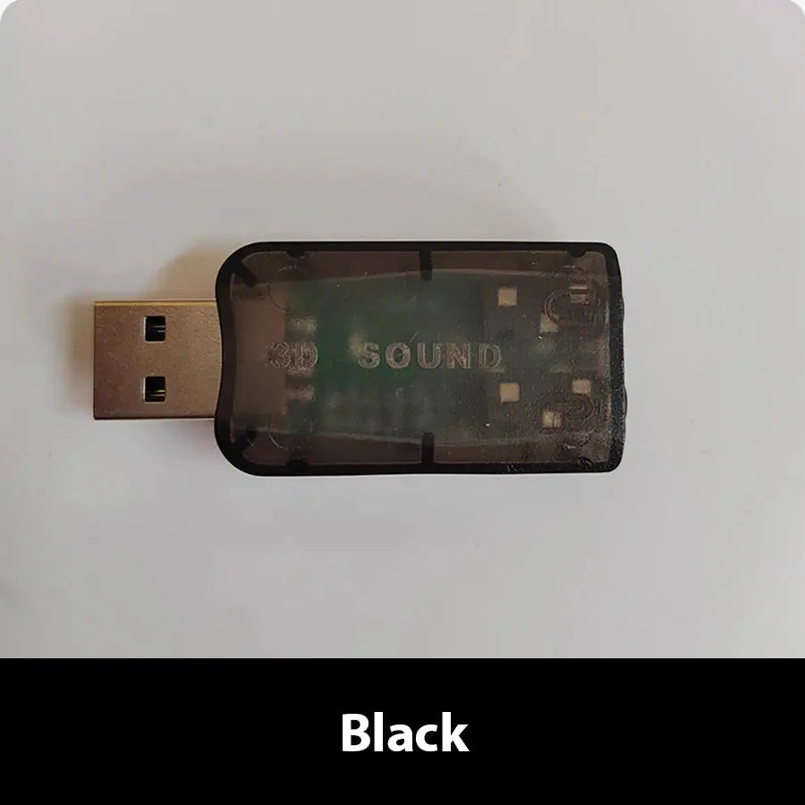 5.1 Channel USB External Sound Card Plug And Play USB Audio Interface For PC And Laptop