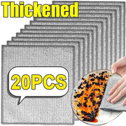 Steel-wool scrubbing pads, Simples Market 20 PCS for kitchen pans and pots