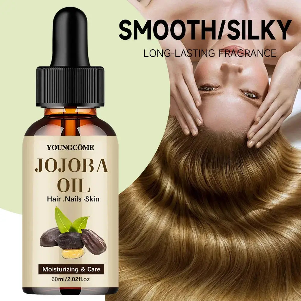Organic Jojoba Oil Cold Pressed Hexane Free Carrier Oil For Face Hair Skin Nails Natural Moisturizing