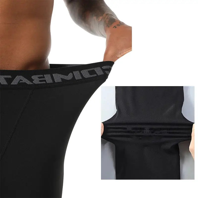 New Men's Compression Pants Leggings Running Training Quick Dry Fitness Jogging Workout Trousers