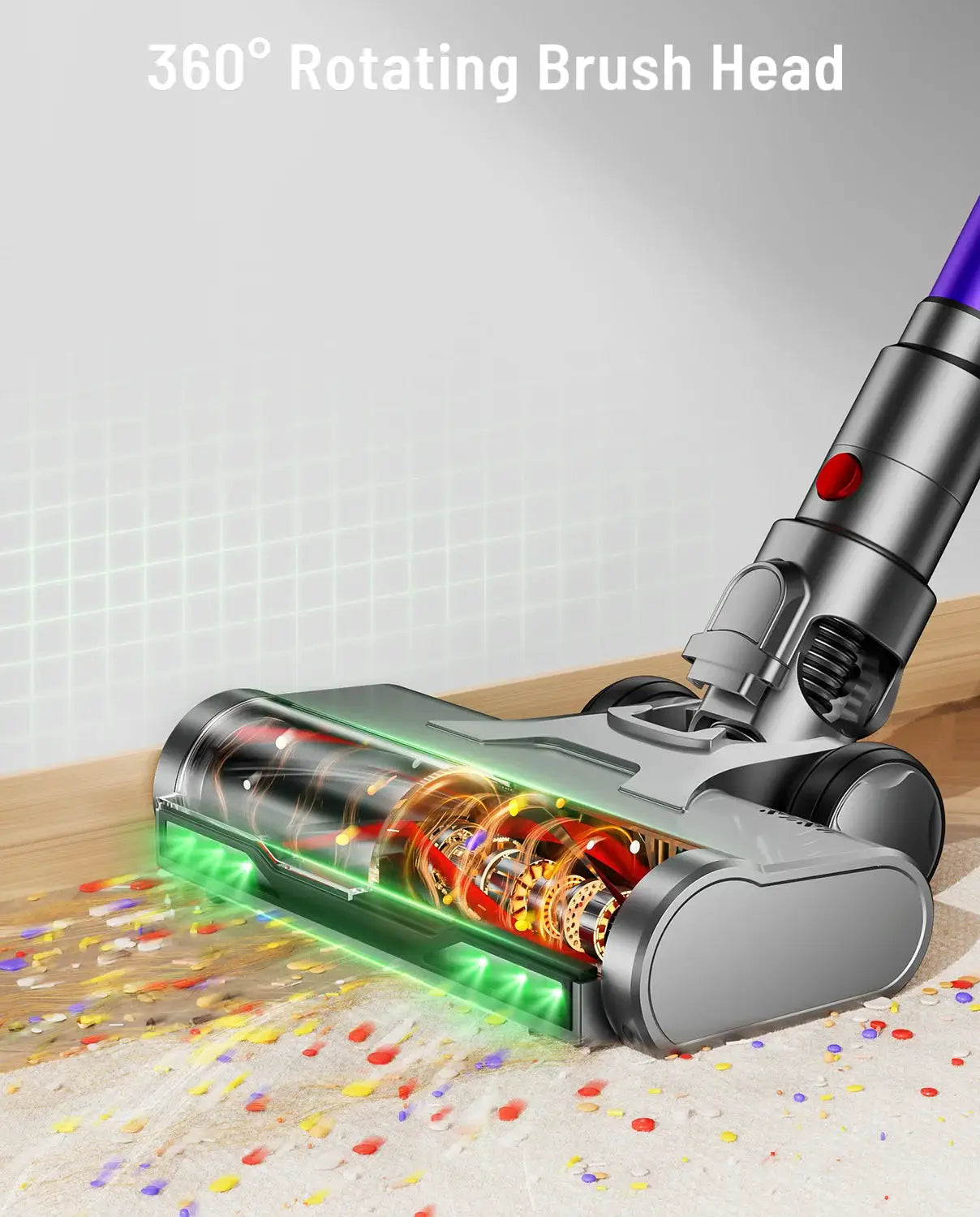 VAKERR X15 Pro 650W Cordless Vacuum Cleaner 70 Minutes Pet Hair