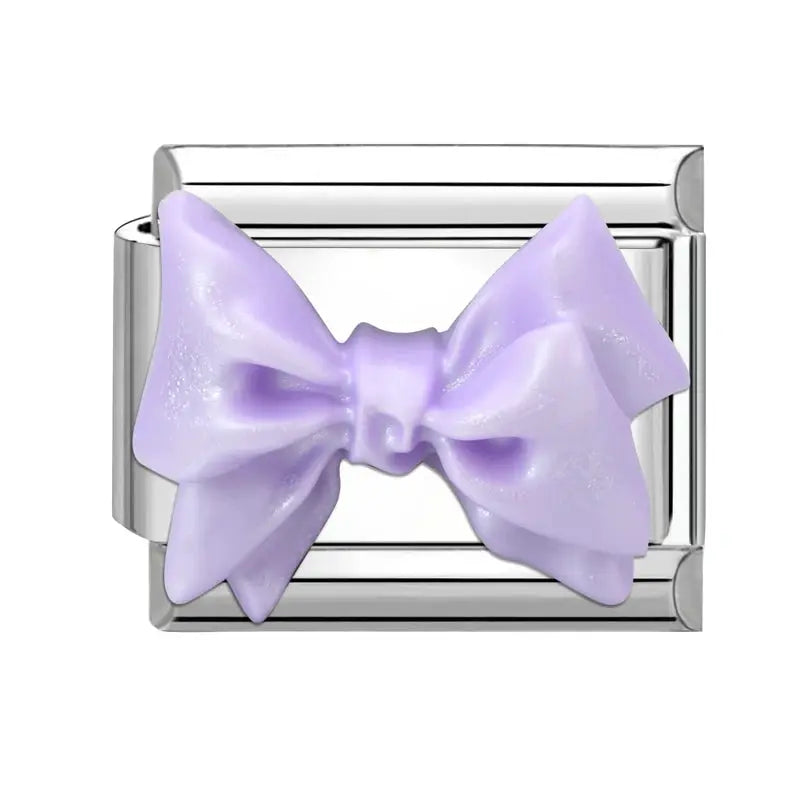 Zircon Moon Cherry Bow Knot Butterfly Heart Star Italian Charm Links For 9mm Bracelet Stainless Steel DIY Jewelry Gifts
