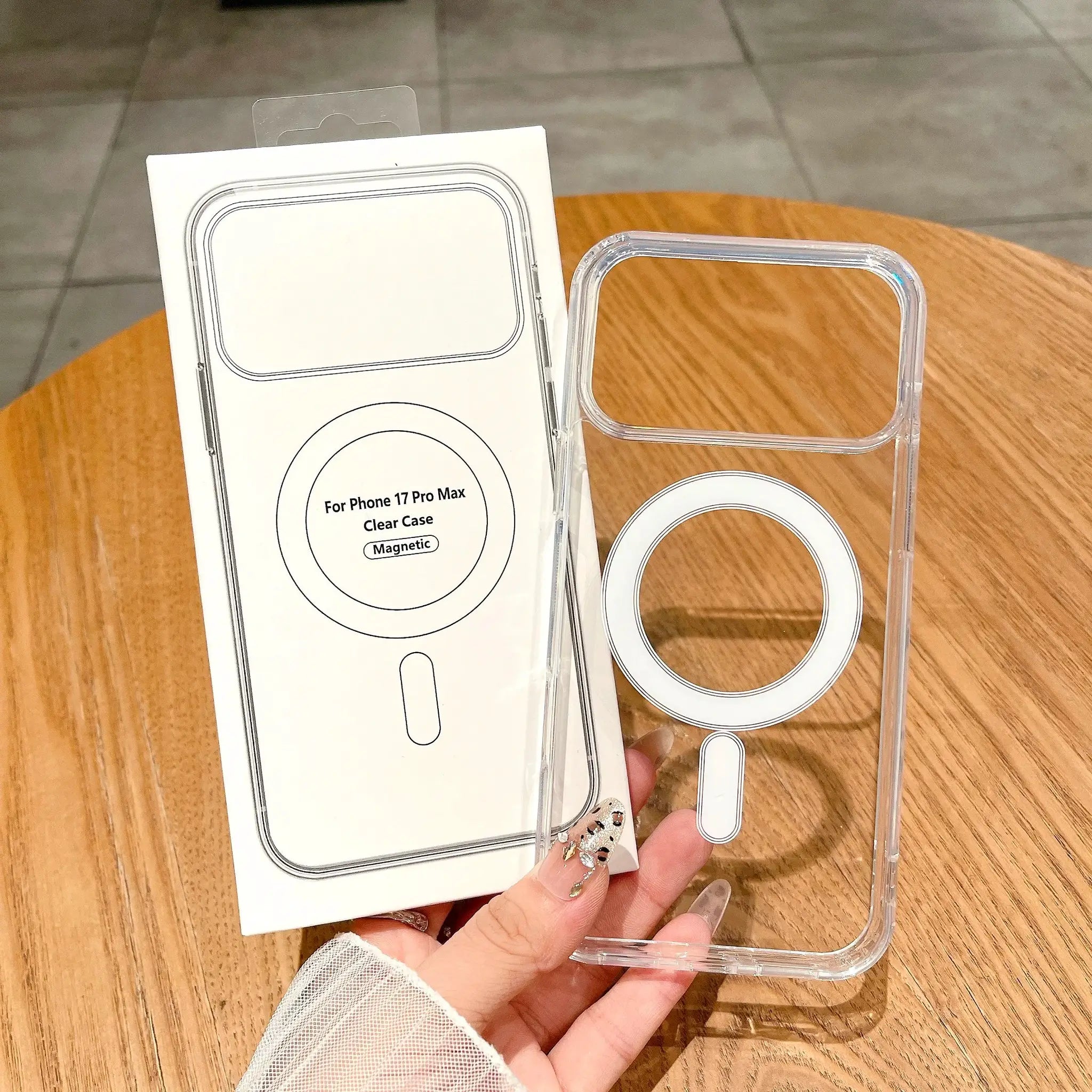 Original MagSafe Magnetic Wireless Charging Case With Clear Back Cover For iPhone 11 Through 17 Series