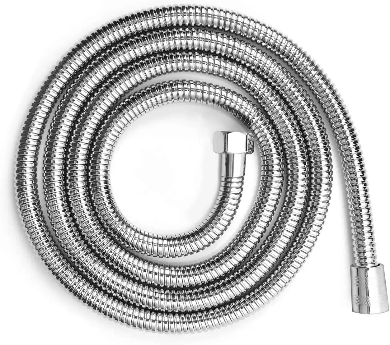 Shower hose, chrome braided metal, Simples Market bathroom accessory