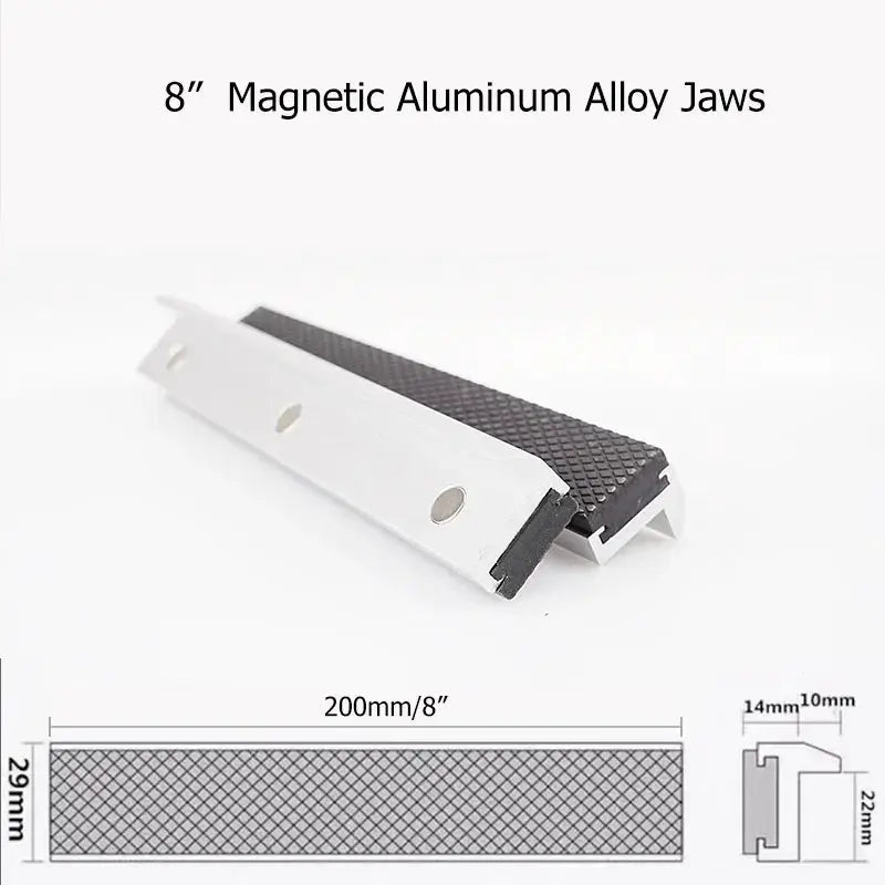 Vise Magnetic Protective Cover For 2.5 To 8 Inch Jaws Aluminium Alloy Rubber Surface Bench Vise Protector Accessories