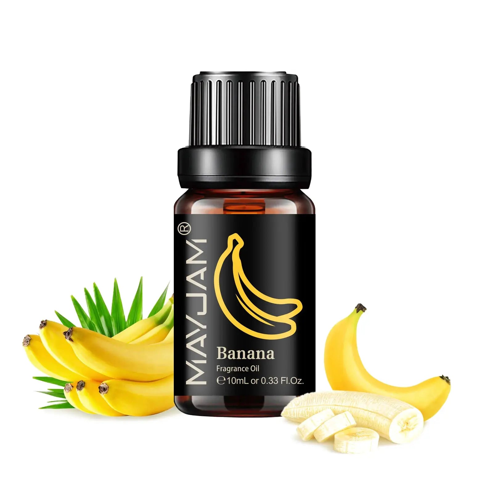 MAYJAM Fruit Essential Oil 10ml Assorted Fruit Fragrance for Diffuser Candle Cherry Banana Papaya Grape Litchi Guava Kiwifruit Pear