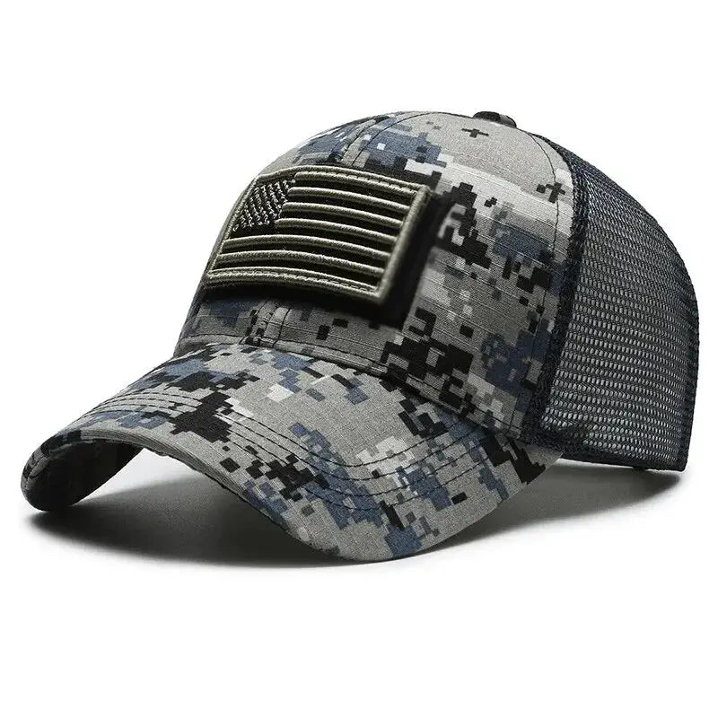 Unisex Mesh Baseball Cap Breathable Sun Protection Adjustable Fit Spring Summer Embroidered Hat