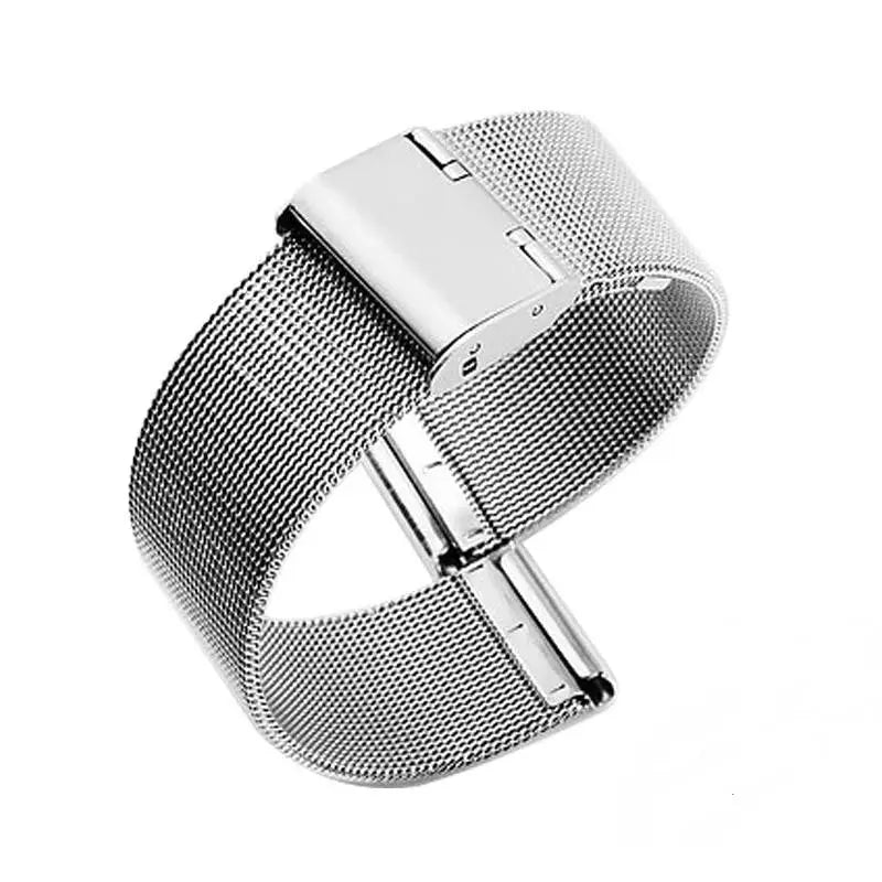 Stainless Steel Mesh Watch Band Quick Release Replacement Strap 12mm 14mm 16mm 18mm 20mm 22mm for Men Women