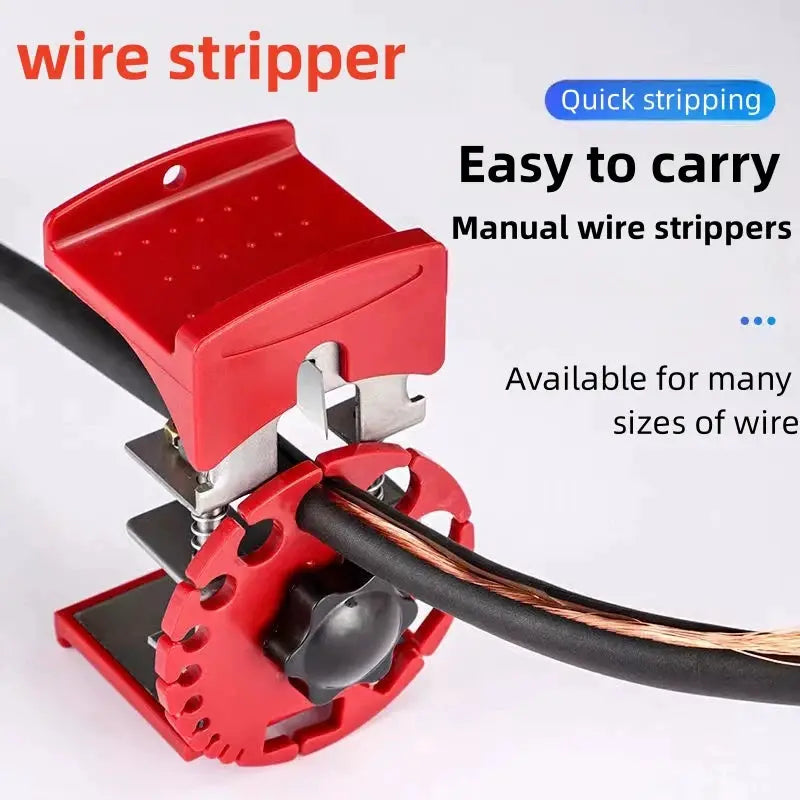 Universal Handheld Quick Stripper Electric Wire Stripper Machine Wide 24 To 10 AWG Wire Range