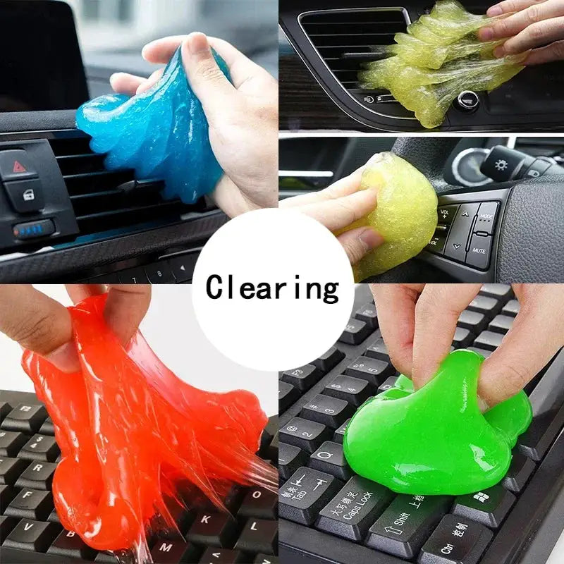 NewAuto Car Cleaning Pad Glue Powder Cleaner Magic Cleaner Dust Remover Gel For Home And Keyboard Cleaning Tool